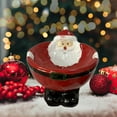 thumbnail image 1 of CREATITOY Hand-PaInchested 3D Santa Ceramic Dishes - For Christmas, Home Use, Breakfast & Dessert Plates, 1 of 6