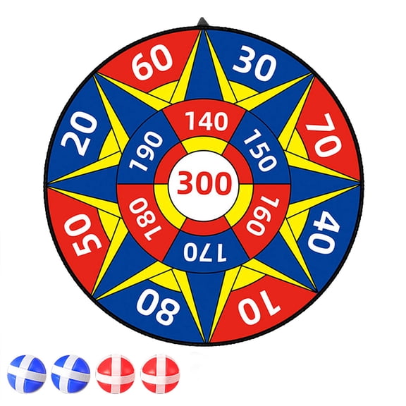 CREATITOY Hardboard Parent-Child Interactive Dart Board Toy with Suction Cup Balls | Indoor/Outdoor Safe Educational Family Activity Toy