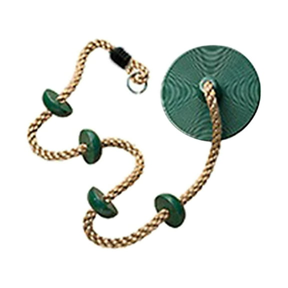 CREATITOY Kids Climbing Rope Swing Set with 4 Non-Slip Steps & 100kg Capacity - Durable PE Plastic for Outdoor Play