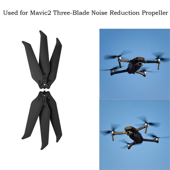 CREATITOY Low-Noise 3-Blade Nylon Fiber Propellers for Mavic 2 Pro/Zoom Drone Toy Accessories – Durable & Efficient