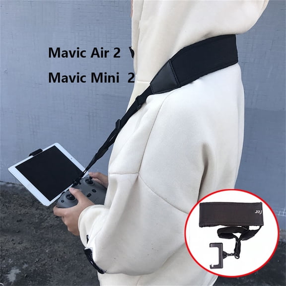 CREATITOY Mavic 2/Mini 2 Remote Control Lanyard with Adjustable Hanging Buckle - Lightweight 8.8g Drone Toy Accessory, No-Disassembly Neck Strap for Secure Storage