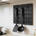 thumbnail image 1 of CREATITOY No - Drill Wall - Mounted Pegboard Kitchen Hiding Drainage Basket Storage Rack Multi - functional Wall Shelf for Kitchen, 1 of 6