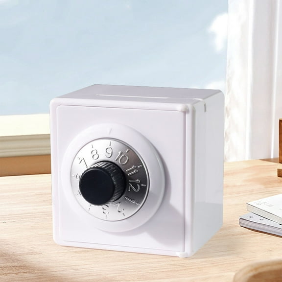 CREATITOY Password-Protected Mini Safe Coin Bank – Portable Money Saving Box for Financial Learning, Creative Gift Idea (Mechanical Lock, Durable Build)