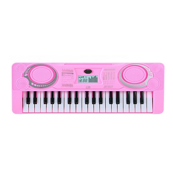 CREATITOY Pink 37-Key Mini Keyboard Piano for Kids - Educational Musical Toy for Boys & Girls Ages 3-8 | Portable Electronic Organ with Music Modes & Lightweight Design