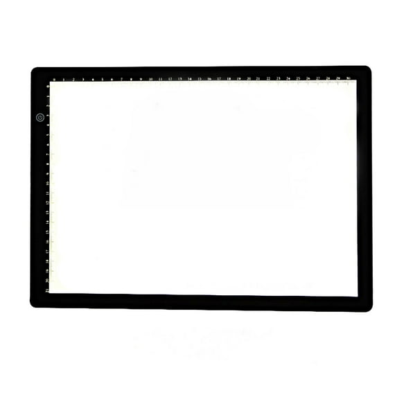 CREATITOY Portable A4 LED Tracing Light Box with 3 Gears & Stepless Dimming, USB Powered Ultra-Thin Copy Board for Artists Designing, Animation Sketching