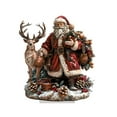 thumbnail image 1 of CREATITOY Santa DeliverInchesg Gifts Tabletop Ornament - For LivInchesg Room, Bedroom, Christmas Deco, 1 of 8