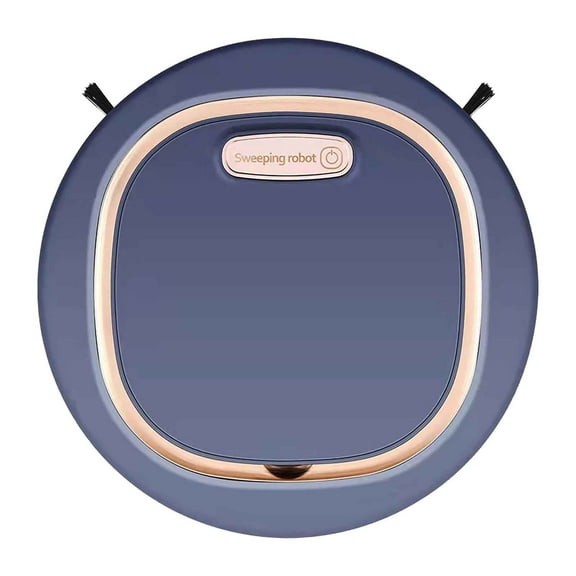 CREATITOY Smart Sweeping Robot Vacuum Cleaner with Suction, Ultra-Thin 70mm Design, 30dB Quiet & 1-2H Runtime - USB Rechargeable for Carpets/Hard Floors