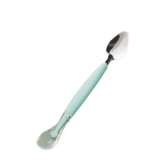CREATITOY Stainless Steel Dual-Head Baby Food Spoon Puree Scraper Tool