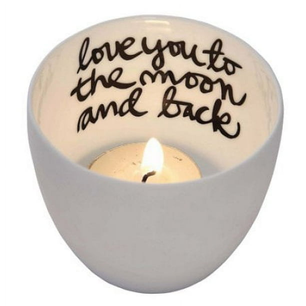 CREATIVE CO OP INC DA4455 3" Love Tealight Holder