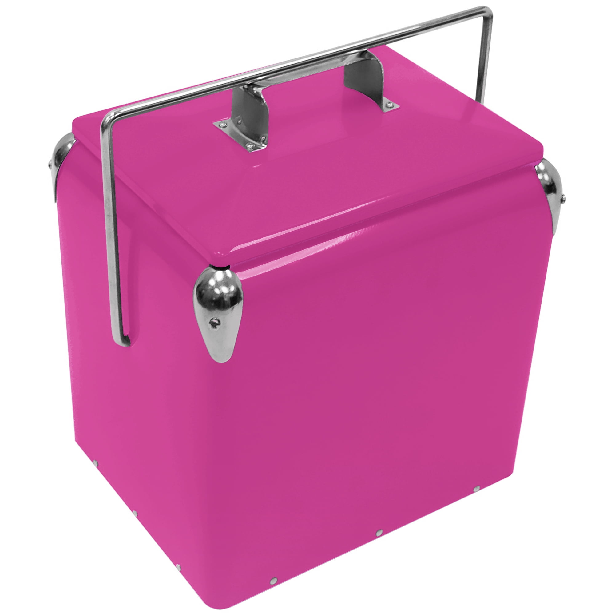 CREATIVE OUTDOOR Retro Legacy Stainless Steel Cooler, Pink