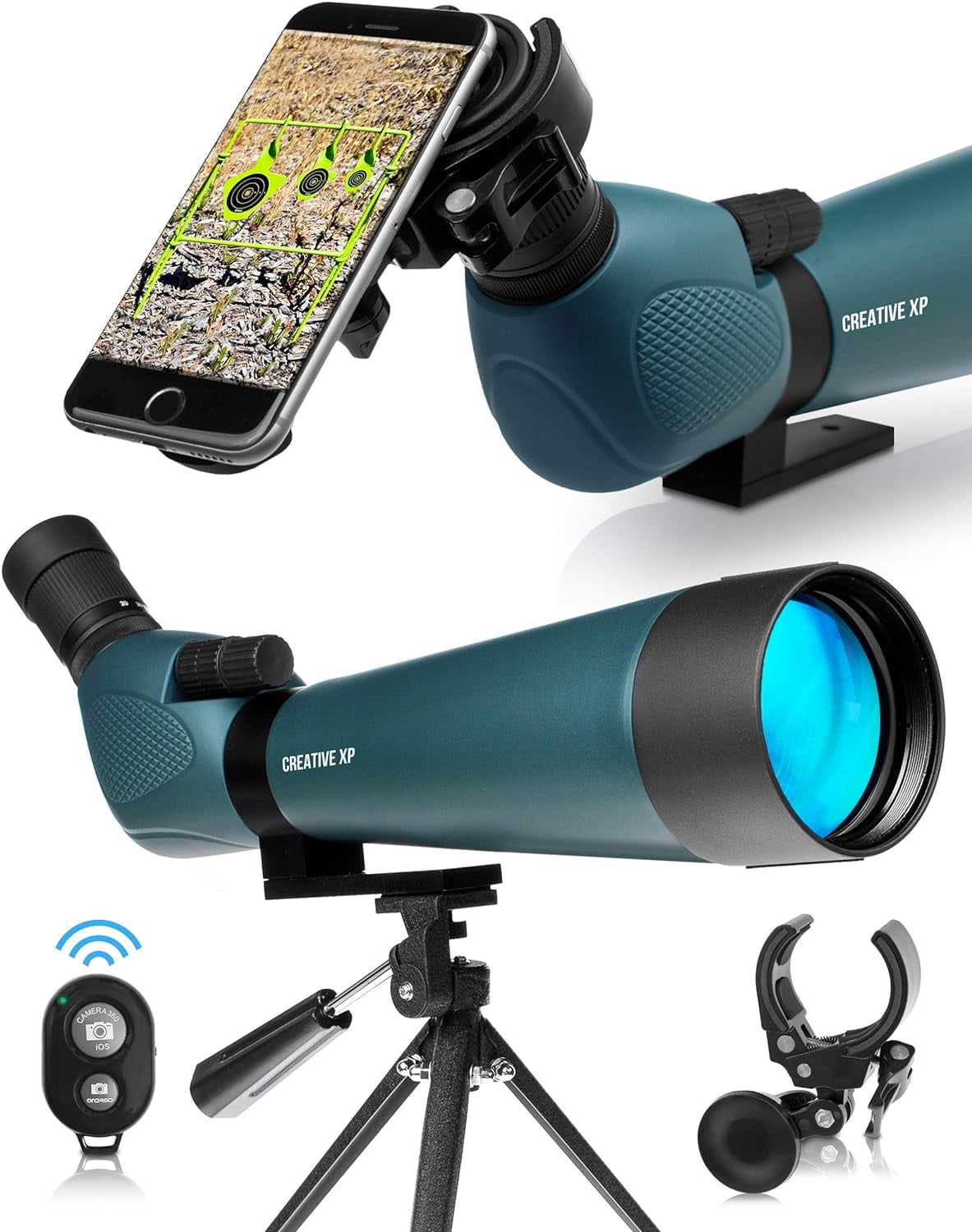 スマホアクセサリー Smart Scope Pro エアコンスマートフォンホルダーSTDレザー エアコンクリップ