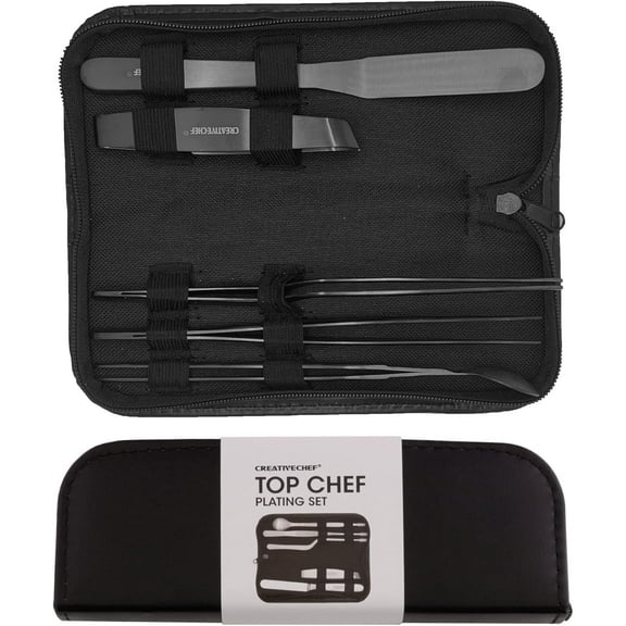 CREATIVECHEF Stainless Steel 5-Piece Food Tongs Set