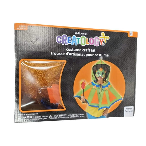 Kids' Halloween Dragon Costume Craft Kit, Age 6+