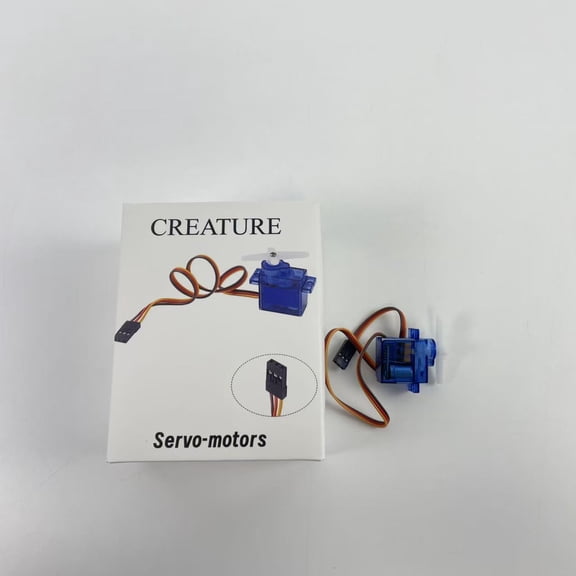 CREATURE Servo motors, 9g Mini Servo for RC Robot Arm, Helicopter, Airplane, Car, Boat, DIY Robotics Projects