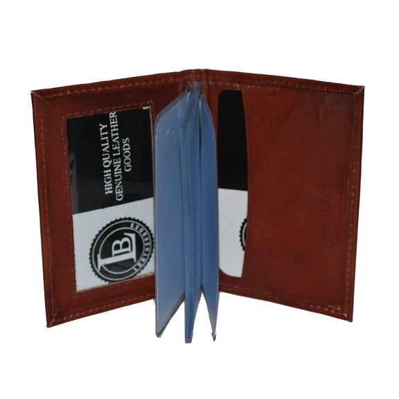 CREDIT CARD PICTURES HOLDER SMALL Genuine Leather by Leatherboss