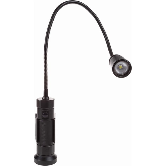 CREE LED Work Light - 550 Lumen Magnetic Light Lamp with Flexible Gooseneck - Portable LED Lamp for Sewing, Crafting, or Workbench (Black)