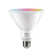 CREE LIGHTING CMPAR38-120W-AL-9ACK Connected Max Tunable White and Color-Changing PAR38 Outdoor Flood 120-Watt-Replacement Smart LED Bulb