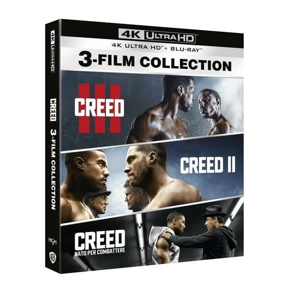 CREED 3 FILM COLLECTION (4K Ultra HD + Blu-Ray) (4K Ultra HD) Michael B. Jordan