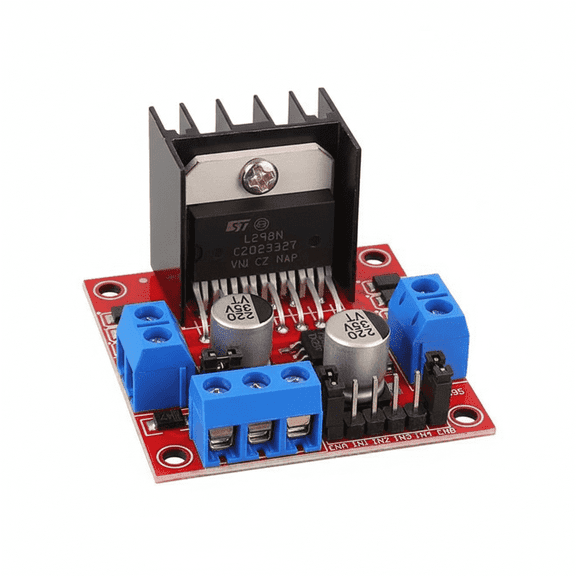 CREHNIL L298N Motor DC Dual H-Bridge Motor Driver Controller Board Module Stepper for Arduino Intelligent Car Power UNO MEGA R3 Mega2560