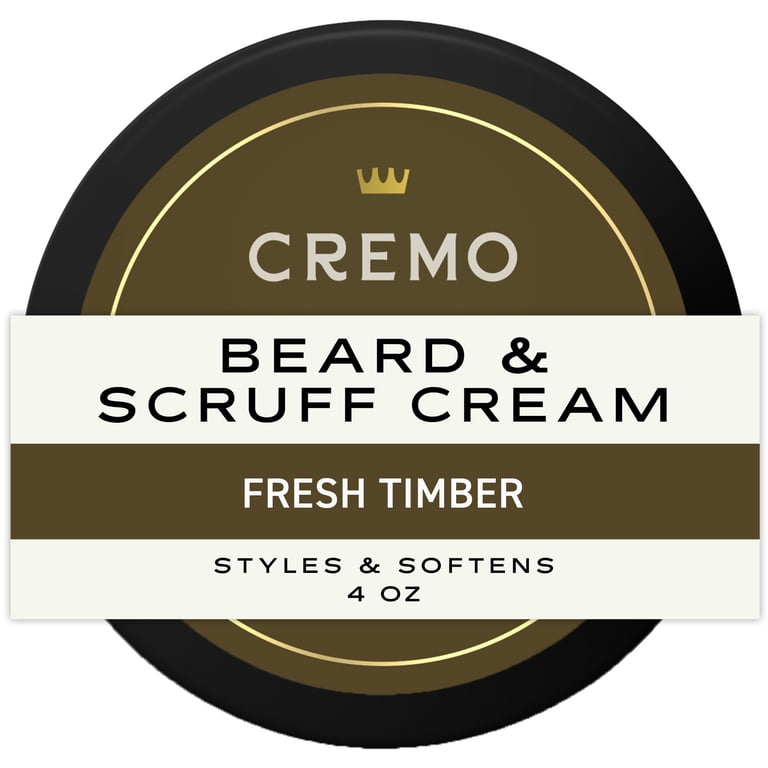 Cremo Beard & Scruff Cream, Fresh Timber Scent, 4 oz - Walmart.com