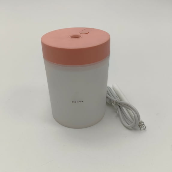 CRENCREA Humidifiers Ultra-Quiet USB Mini Humidifier, Pink Portable Design