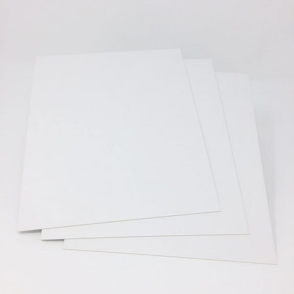 Crescent Hot Press Marker Boards, 12" x 16", 3-Pack, Smooth White Surface, 3-Pack, Acid Free, Rigid, Portable, Great for Plein Air, Multi-media