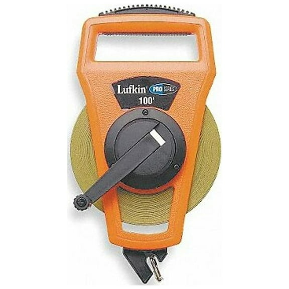CRESCENT LUFKIN PS1806N 100 ft Tape Measure, 1/2 in Blade