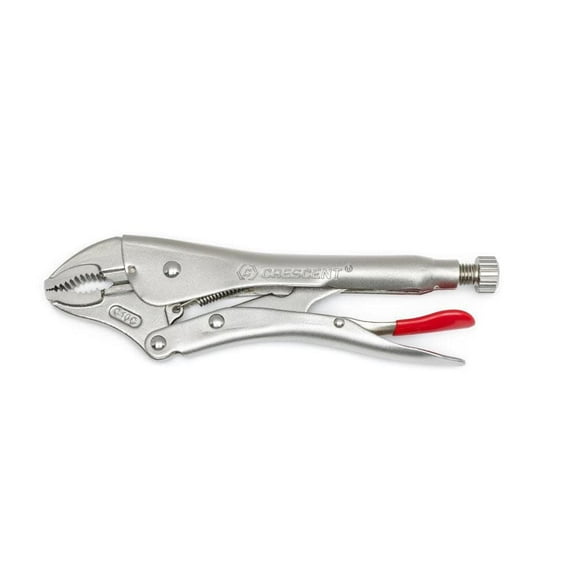 CRESCENT (New) 10" Curved Jaw Locking Pliers with Wire Cutter