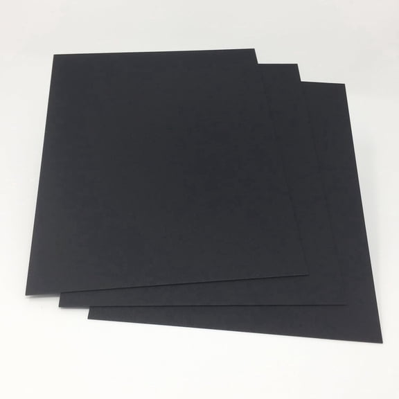 Crescent Ultra Black Mounting Board, Create & Display Double-Sided Art Boards, 12"x16", Acid Free, Rigid, Portable, Ideal for Plein Air, Multi-Media, 3 Sheets
