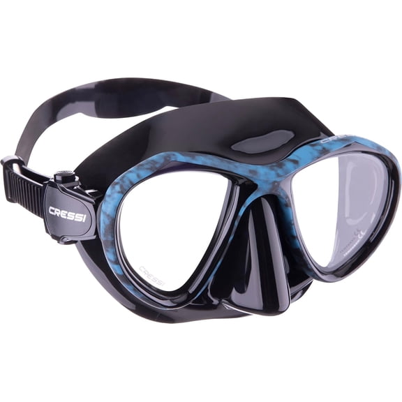 CRESSI Metis Mask for Freediving and Photo Sub, Unisex-Adult, Hunter Blue