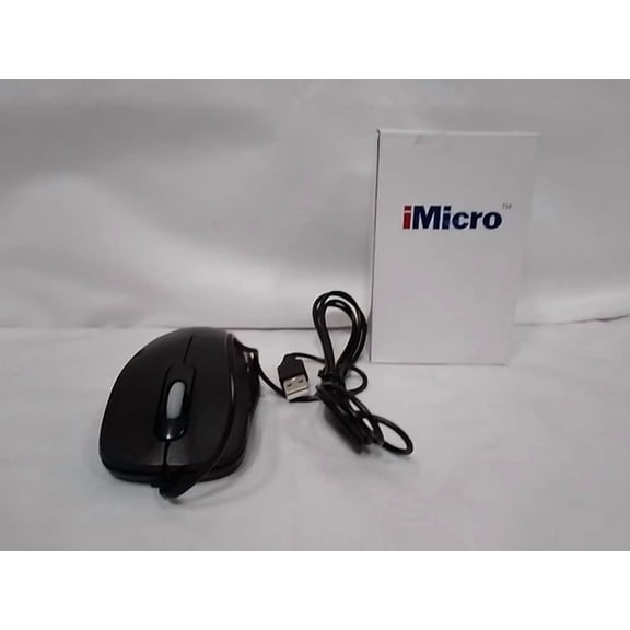 CRESTIN- 1 Imicro Mo-1008Bu Usb Computer Laptop 3D Optical Mouse Black 3 Button Scroll