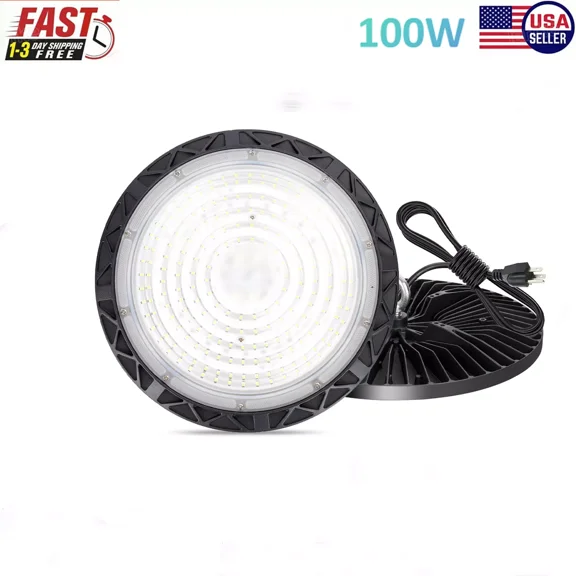 CRESTIN- 100W Led High Bay Light 100 Watts Commercial Factory Warehouse Led Shop Lights
