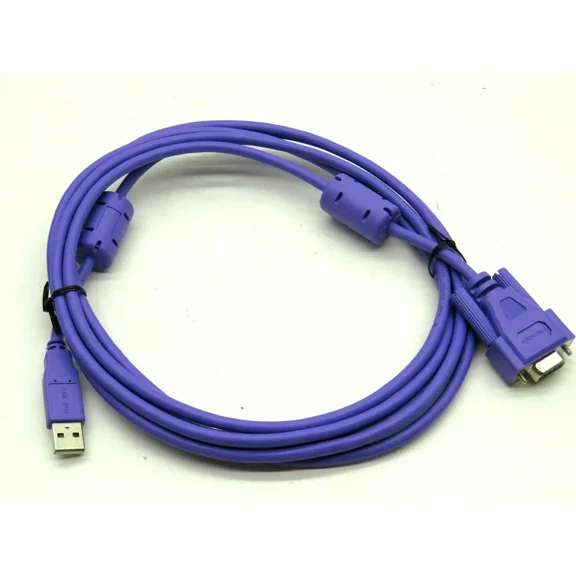 CRESTIN- 10Ft Female Db9 Serial To Male Usb Cable Wire ~Pass Though Only, No Conversion~