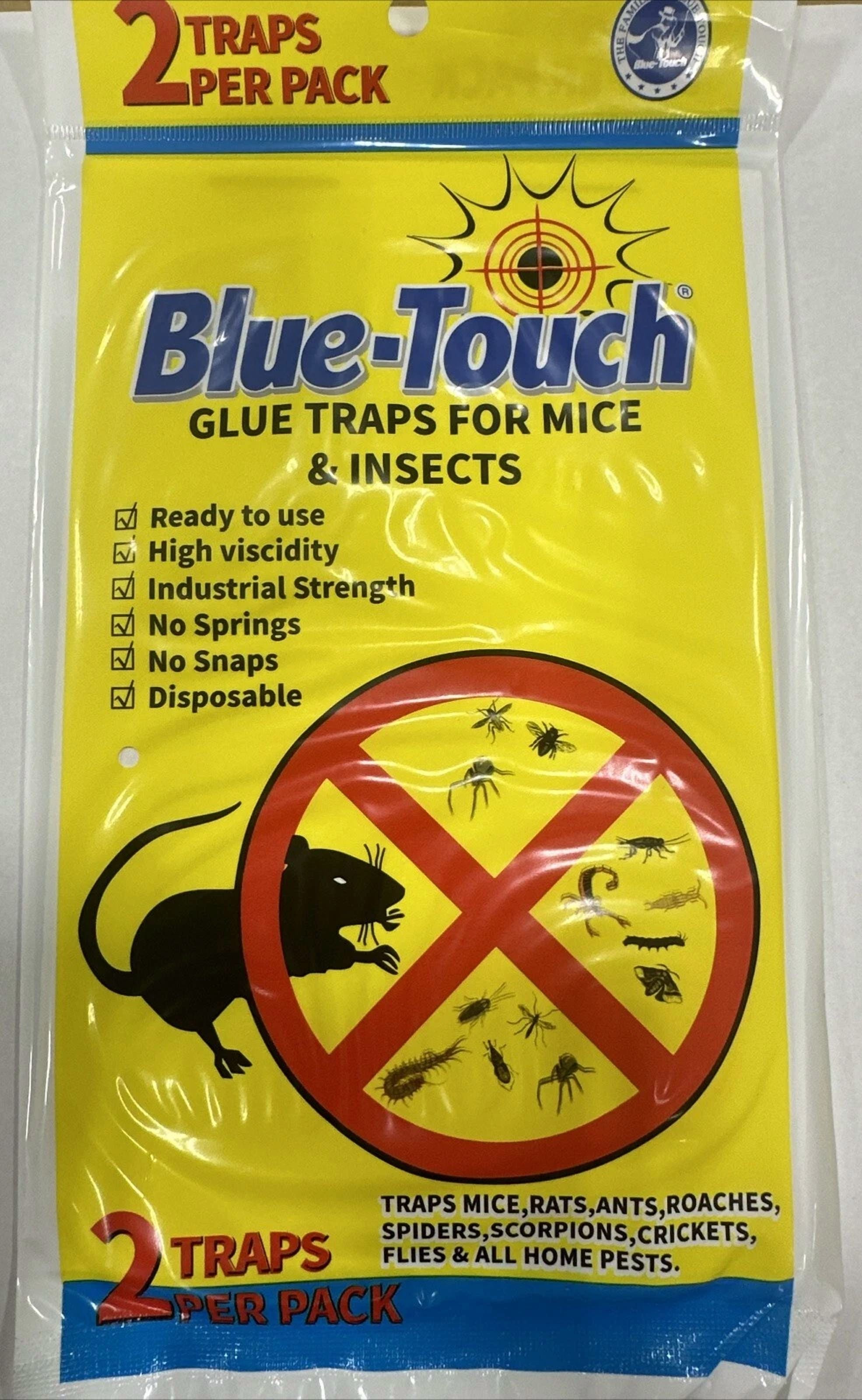 CRESTIN- 12 Mouse/Insect Glue Trap Sheets Boards Non-Poisonous (6 Pack X 2 Sheets)