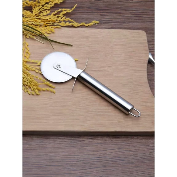 CRESTIN- 1Pc Stainless Steel Pizza Rolling Cutter, Minimalist Pizza Cutter For Kitchen