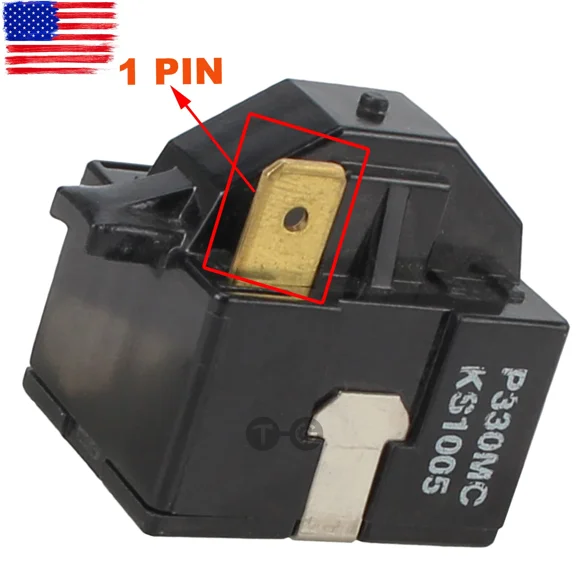 CRESTIN- 1Pin Start Relay P6R8Mc Ptc For Lg Magic Chef Refrigerator Dehumidier Compressor