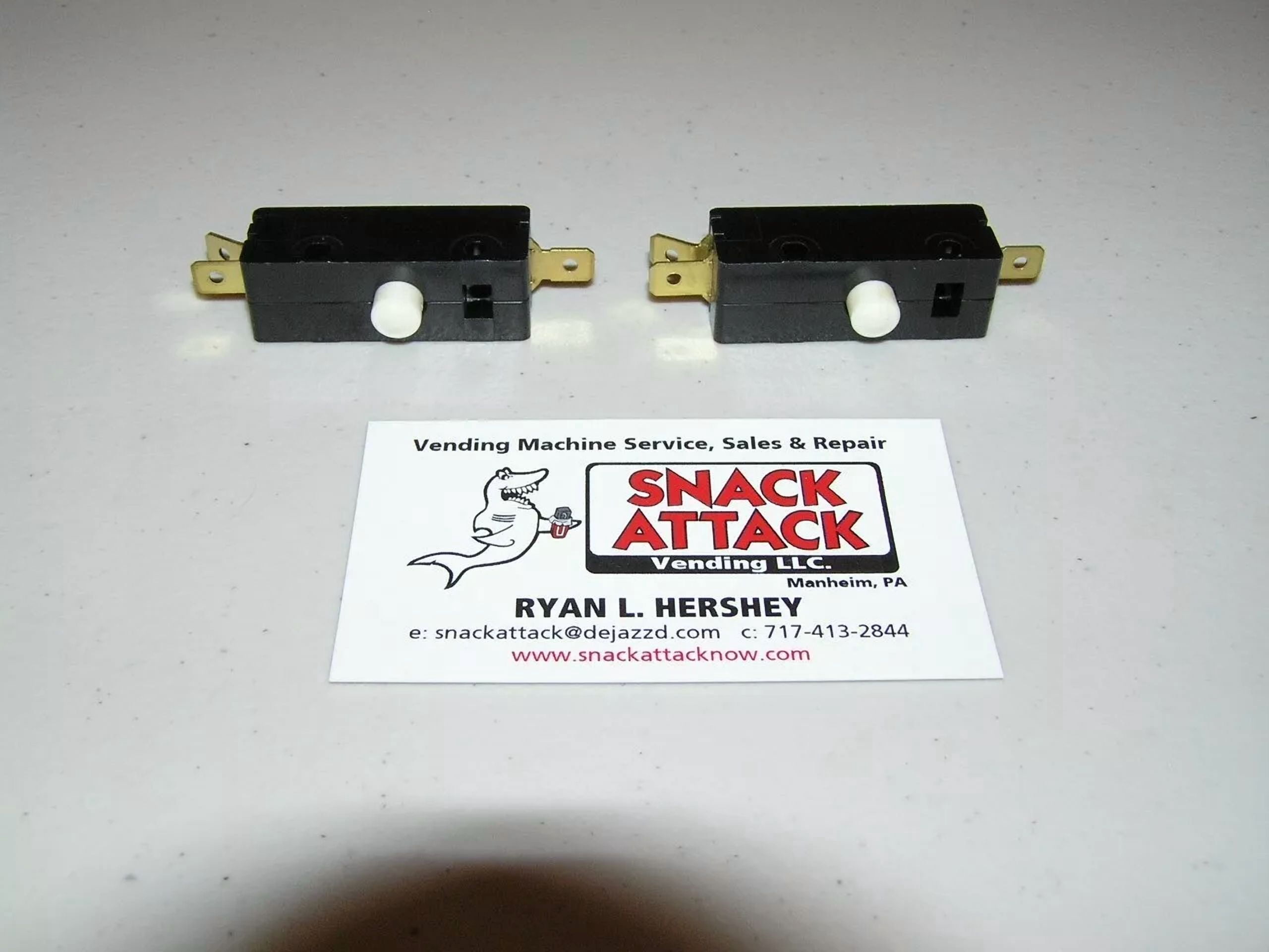 CRESTIN- (2) Dixie Narco / Vendo / Royal Vendors Soda Vending Machine Selection Switches