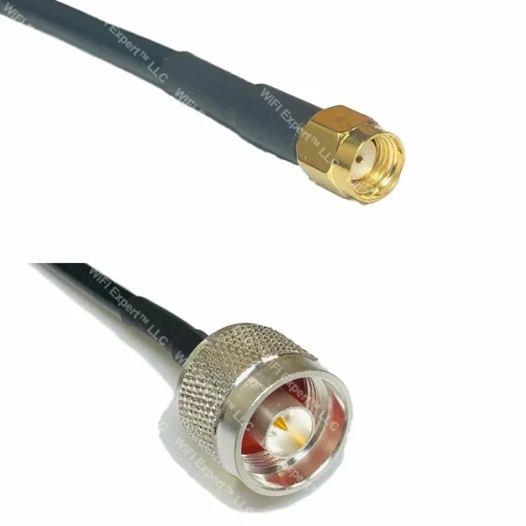 CRESTIN- 2 Feet N Male To Rp-Sma Male (Female Pin) Rf Pigtail Cable Rfc195 Ships From Usa