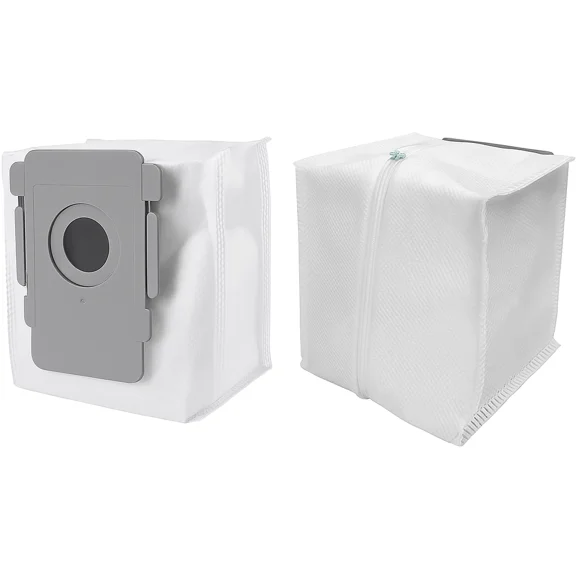 CRESTIN- 2 Pack Reusable Refill Zipped Dust Bag For Irobot Roomba S9 S9+ I4+ I2 I5 J8 J5+