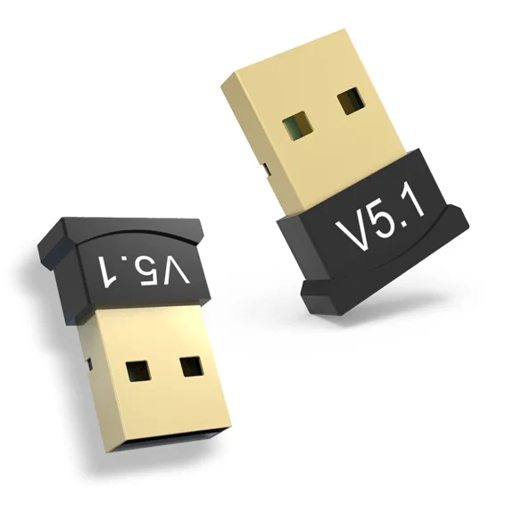 CRESTIN- 2 Pack Usb Wireless Bluetooth Receiver Adapter For Desktop Laptop Keyboard