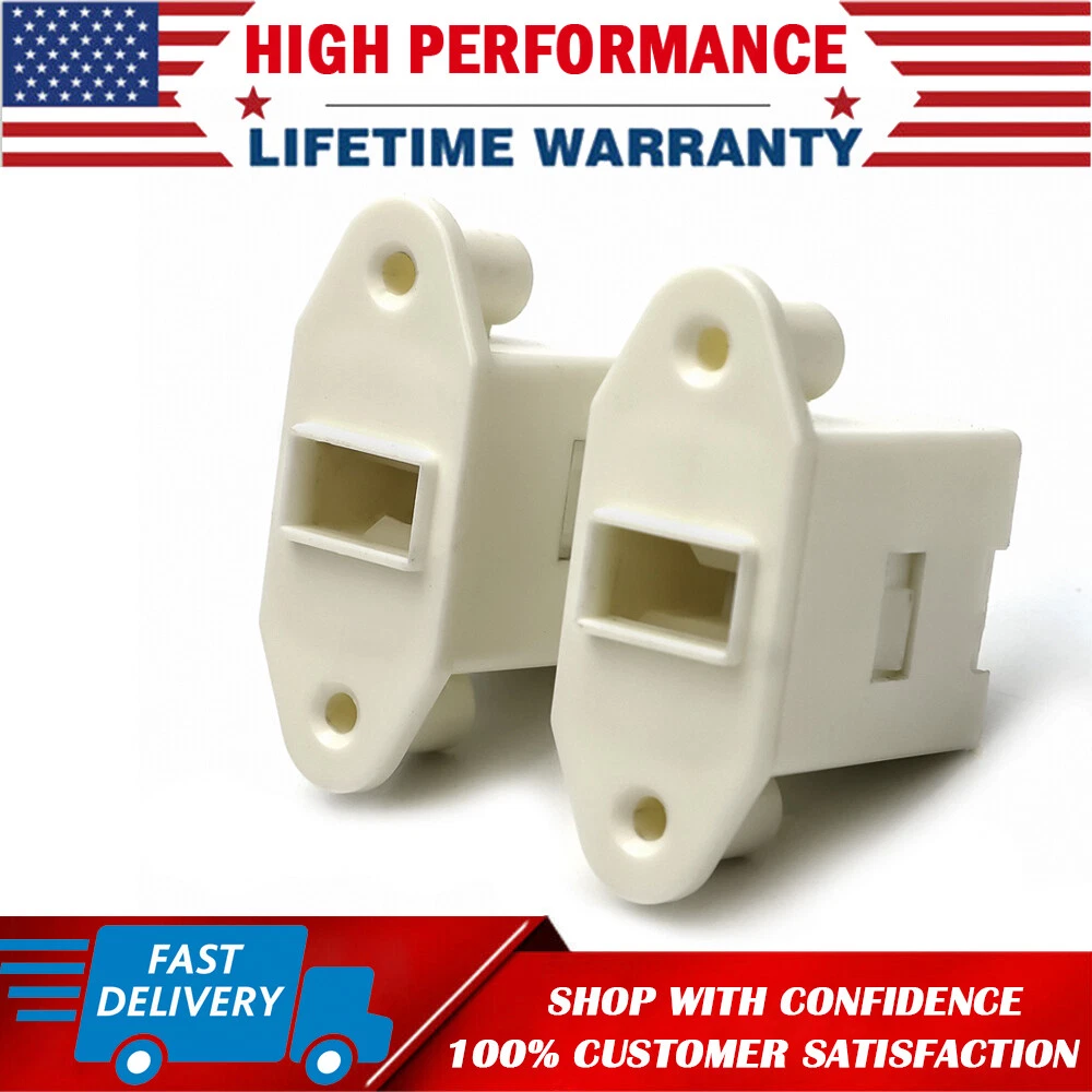 CRESTIN- 2 Pack Washer Door / Drawer Pedestal Latch For Electrolux Frigidaire Ap4368805