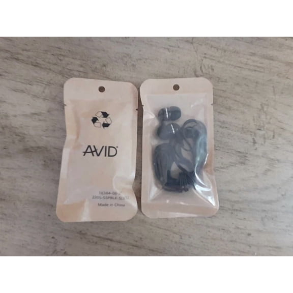 CRESTIN- 2 Pair Avid Healthcare Earbuds 2205-Sspblk-Slv32 Ae-2205 Earbud Stereo Silicon