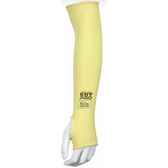 CRESTIN- (2 Pairs) Cut/Scratch/Heat Resistant Arm Sleeves-18 Mcr Dupont Kevlar S-11432