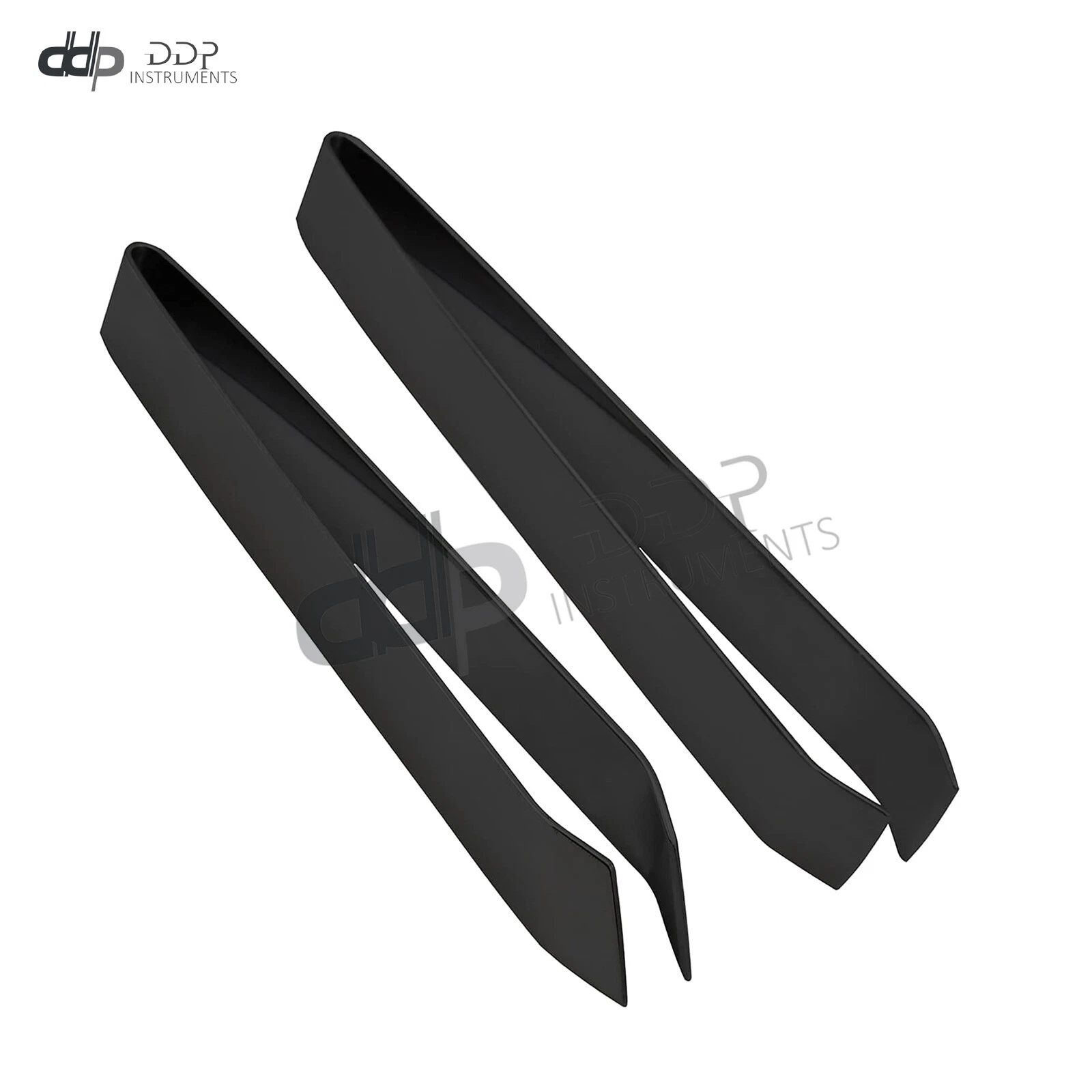 CRESTIN- 2 Pcs Kitchen Fish Bone Pig Hair Tweezers Black Remover Puller Pliers Ds-1435