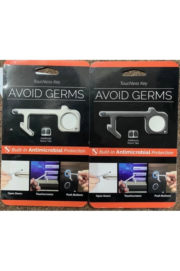 - 20 Keychain Hand No Touch Door Opener Touchless Tool Handheld Key Usa Seller
