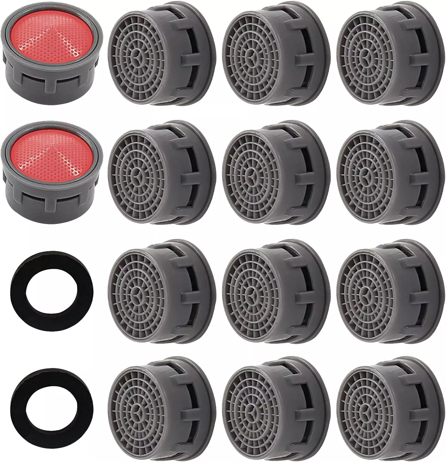 CRESTIN- 20 Pack Faucet Aerator, Faucet Flow Restrictor With Washers Replacement Parts In