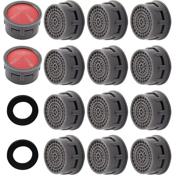 CRESTIN- 20 Pack Faucet Aerator, Faucet Flow Restrictor With Washers Replacement Parts In