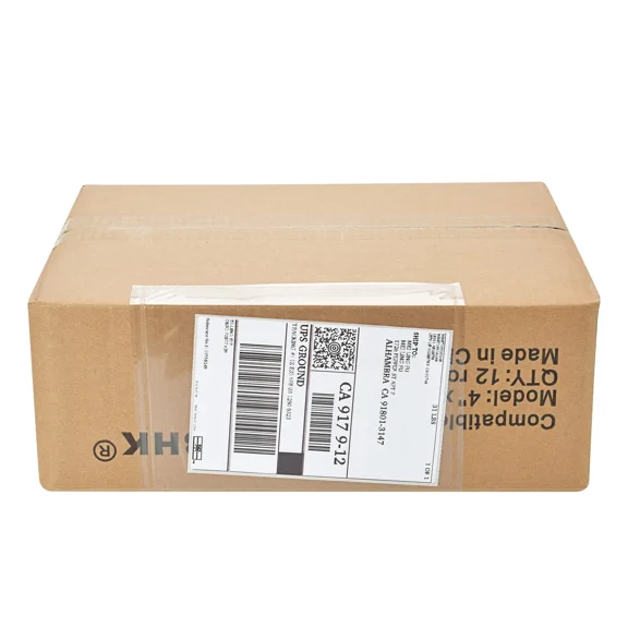 CRESTIN- 200 7.5 X 5.5 Clear Packing List Pouches Shipping Label Envelope Self Adhesive