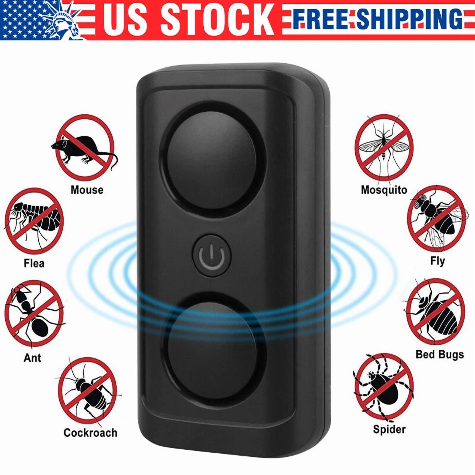 CRESTIN- 2025 Ultrasonic Pest Repeller Control Electronic Repellent Bug Mice Rat Reject