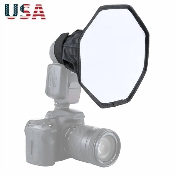 CRESTIN- 20Cm Foldable Soft Flash Light Diffuser Softbox Cover Photography Flash Diffuser